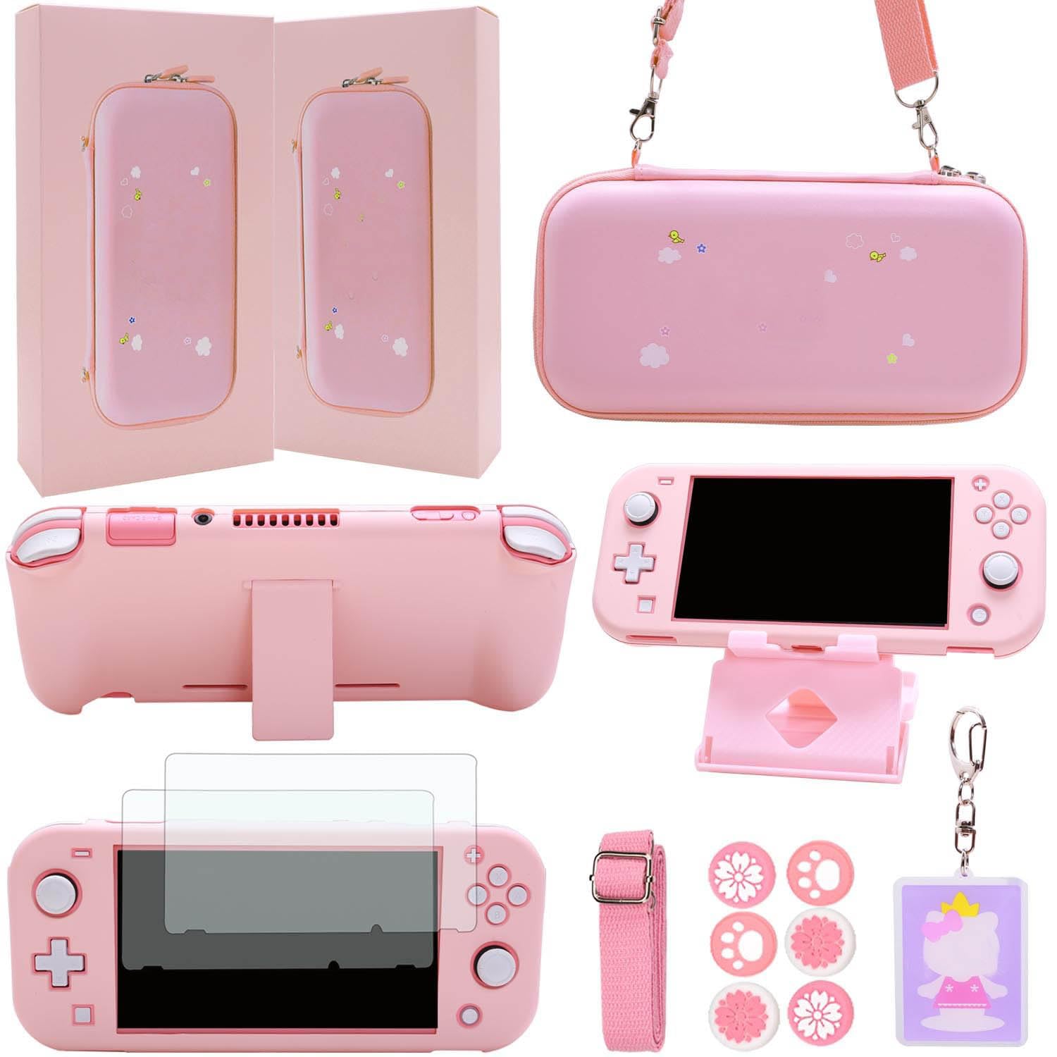 GUTIAL Accessories Bundle for Nintendo Switch Lite - Cute Kawaii
